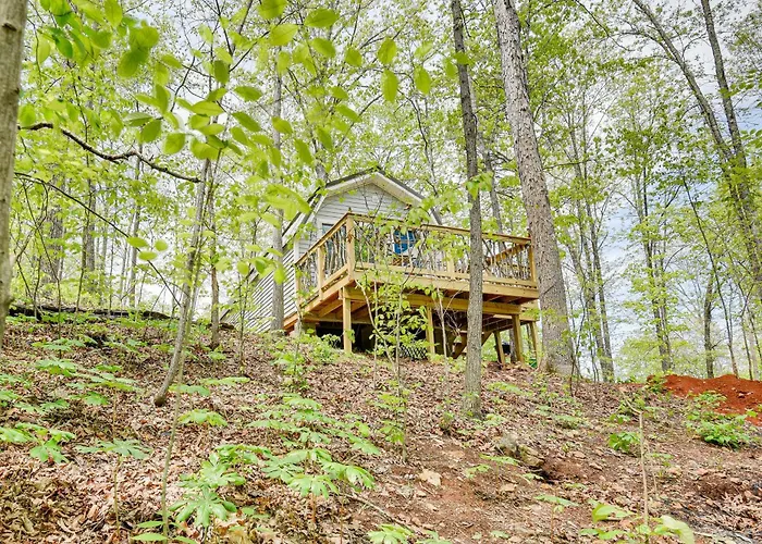 Mtn-View Cabin W/ Deck & Fire Pit In Des Arc!